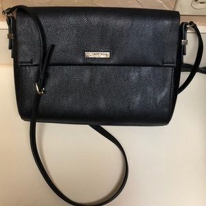 Calvin Klein Black Leather Handbag